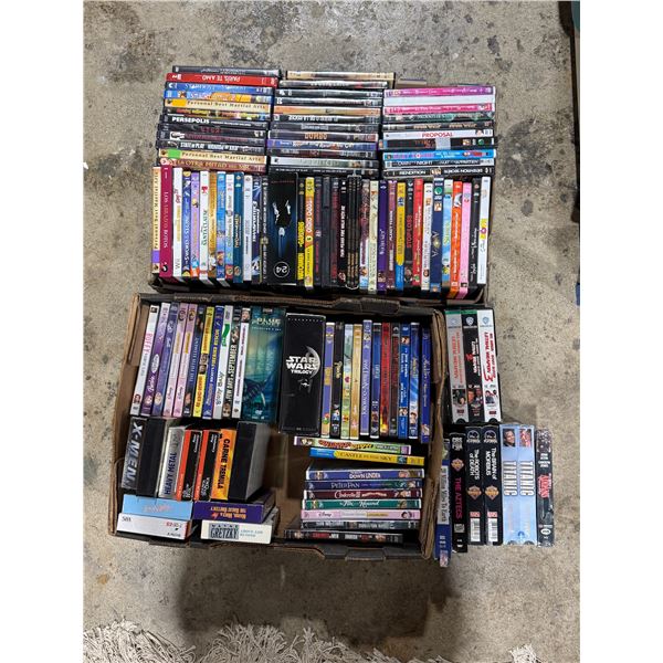 Lot of Assorted DVDs w/ Blue Planet, Star Wars Trilogy, Disney, & More