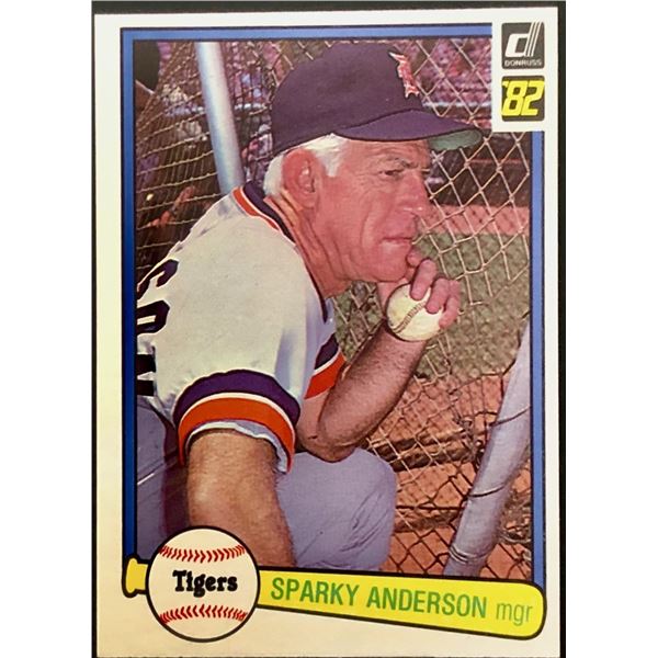 1982 DONRUSS SPARKY ANDERSON (HOF)