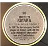 Image 2 : 1987 TOPPS COIN - RUBEN SIERRA