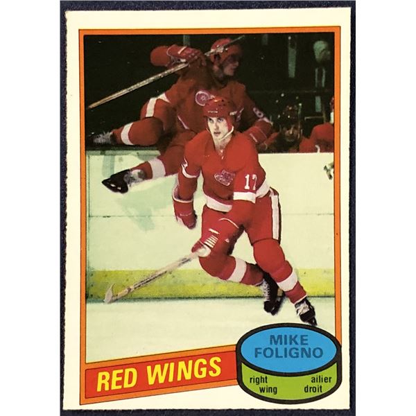 1980-81 O-PEE-CHEE MIKE FOLIGNO ROOKIE CARD