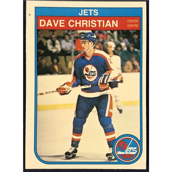 1982-83 O-PEE-CHEE DAVE CHRISTIAN