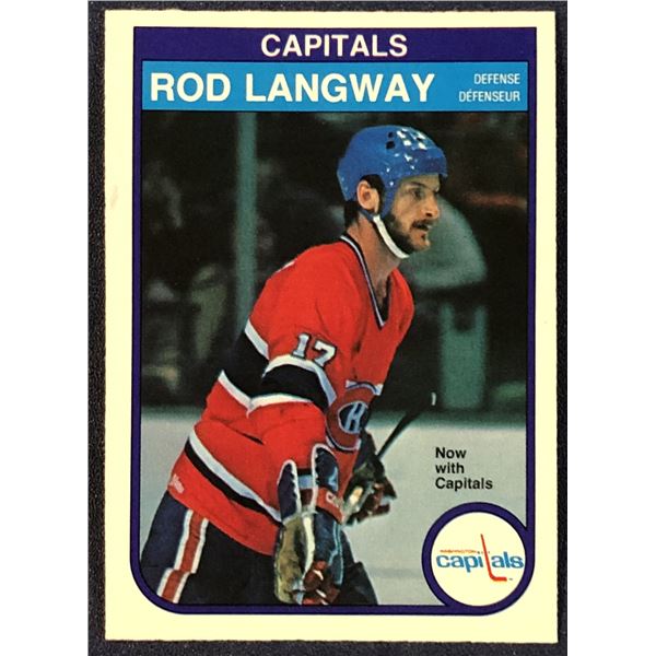 1982-83 O-PEE-CHEE ROD LANGWAY (HOF)