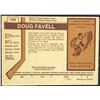 Image 2 : 1972-73 O-PEE-CHEE DOUG FAVELL