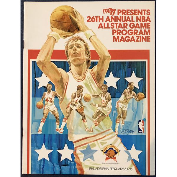 1976 NBA ALL STAR GAME PROGRAM