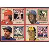 Image 1 : 1983 DONRUSS MLB POSTCARDS FOUR UP PANEL - PETE ROSE / DAVE WINFIELD (HOF)