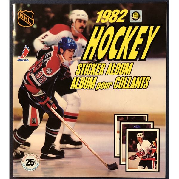 1982-83 O-PEE-CHEE HOCKEY STICKER ALBUM - GRETZKY COVER