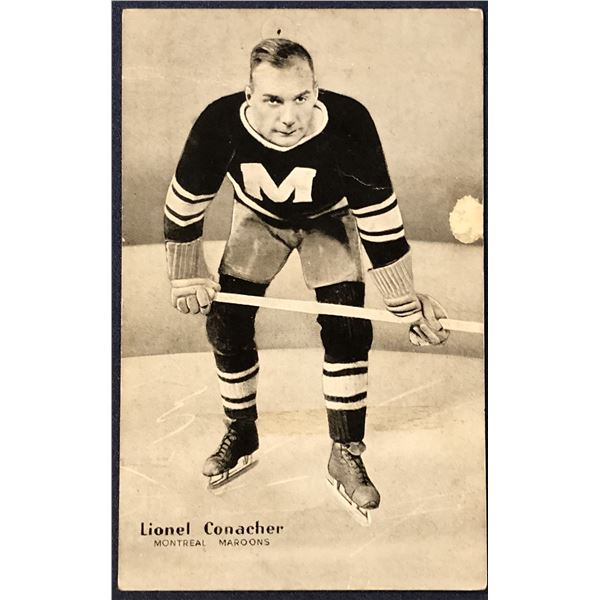 1935 TRIUMPH POST CARD LIONEL CONACHER (HOF)