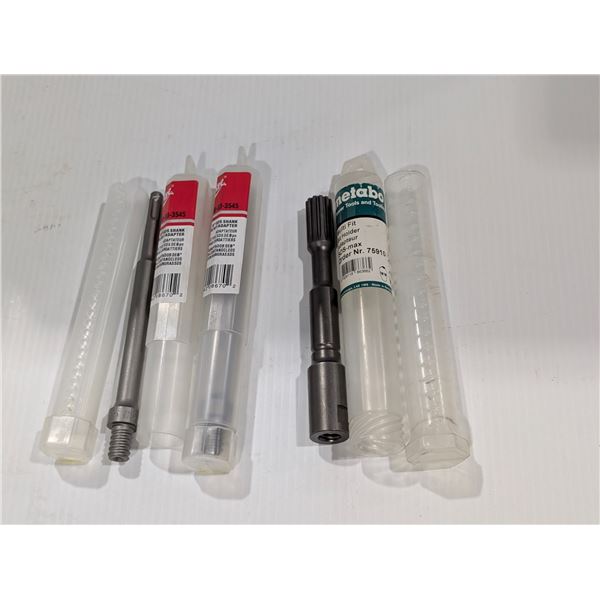 LOT DE 3 ADAPTEURS DE MÈCHES ASST