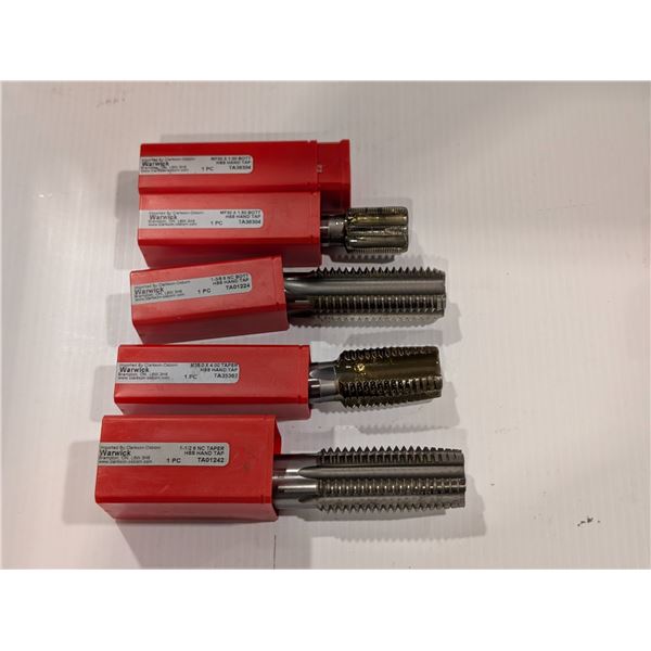 LOT DE 5 TAPS WARWICK ASST