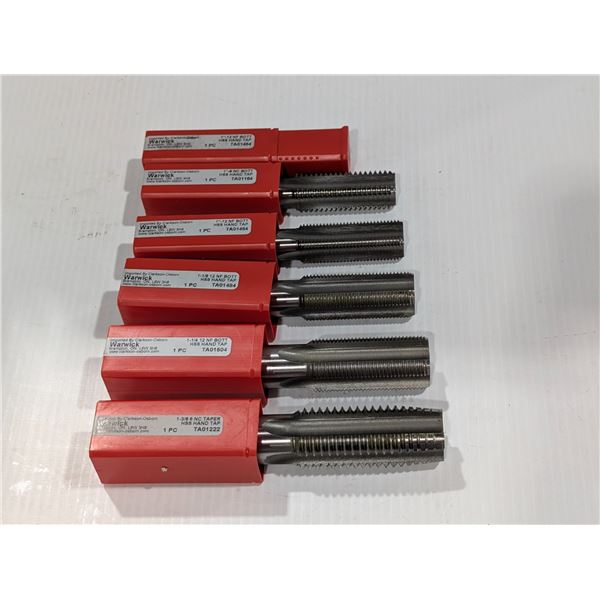 LOT DE 6 TAPS WARWICK ASST