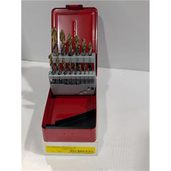 ENS DE 15pcs DE MÈCHES 1/16"-1/2" JOBBER