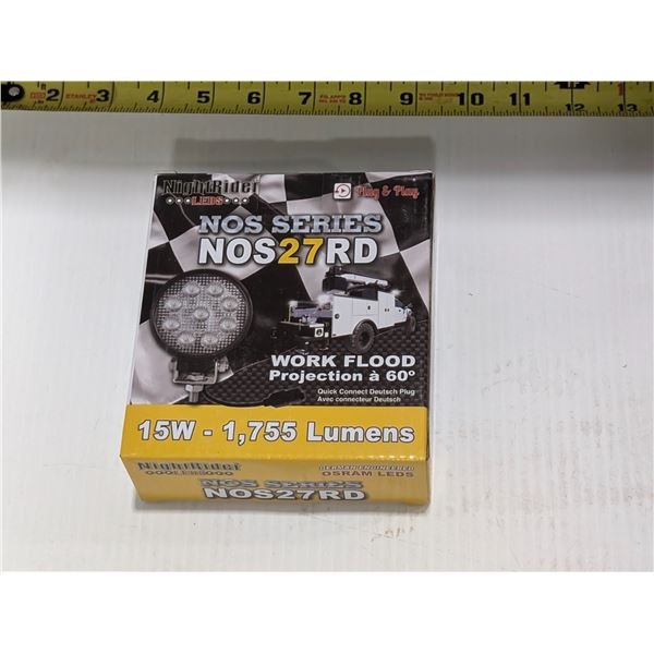 LAMPE PROJECTEUR LED 15w NIGHTRIDER #NOS27RD