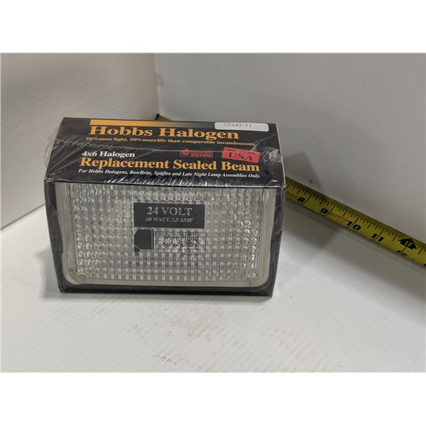4"x6" 24v FLOOD LAMP HOLOGEN
