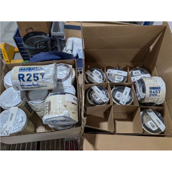 LOT DE 18 FILTRE SÉPARATEUR EAU/CARBURANT ASST PARKER RACOR #R45T &R25T