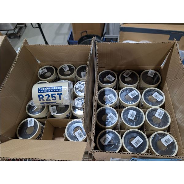 LOT DE 24 FILTRE SÉPARATEUR EAU/CARBURANT PARKER RACOR #R25T