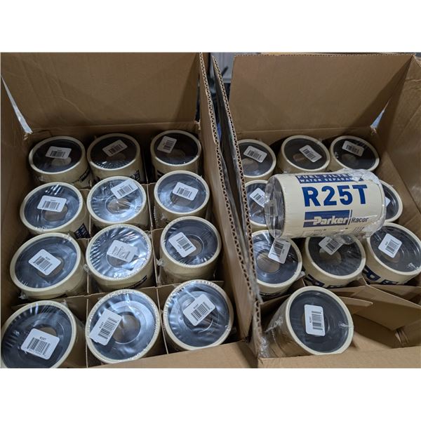 LOT DE 23 FILTRE SÉPARATEUR EAU/CARBURANT PARKER RACOR #R25T