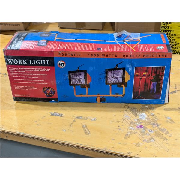 LAMPE DE TRAVAIL HALOGENE SUR TRÉPIED 1000w