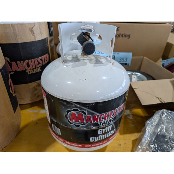 BOUTEILLE DE PROPANE 21.6L  MANCHESTER TANK (VIDE)