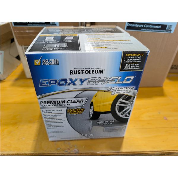 TROUSSE DE REVÊTEMENT POUR PLANCHER TRANSPARENT SUPÉRIEUR 2.66L RUST-OLEUM EPOXYSHEILD