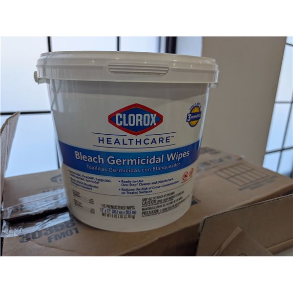 LINGETTES GERMICIDES 12"x12" 110pcs CLOROX
