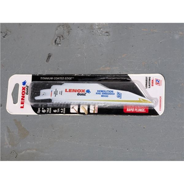 PKG DE 5 LAMES DE SCIE POUR BOIS 9" 6tpi LENOX