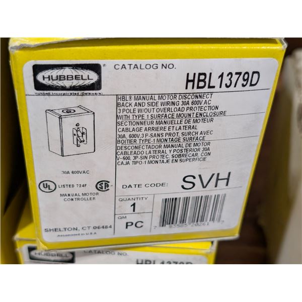 INTERUPTEUR 30a 600vac HUBBELL #HBL137