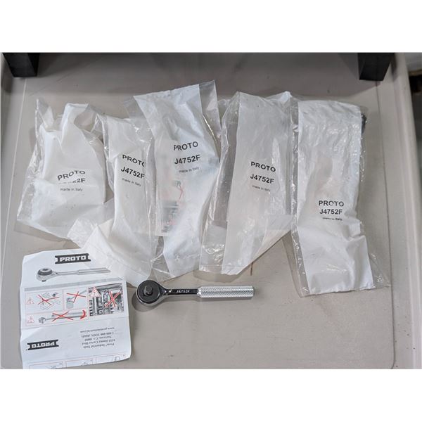 LOT DE 5 RATCHETS MINI 3/4"dr.