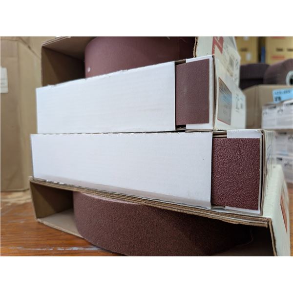 LOT DE 5 ROULEAUX ABRASIFS ASST