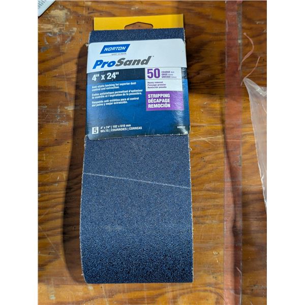 COURROIES ABRASIF 4"x24" 50grit PROSAND #49277