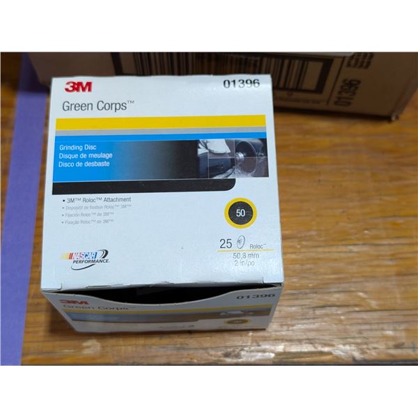 BTE DE 25 DISQUES À MEULAGE 2" 3M #01396