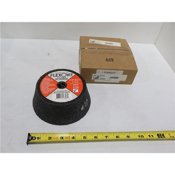 GRINDING CUP 6"x2"x5/8-11 FLEXOVIT