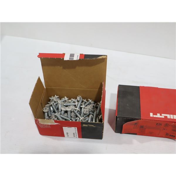 LOT DE 5 BTES DE QUINCAILLERIES HILTI ASST