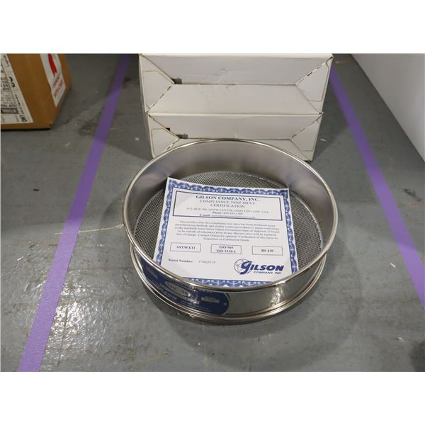 LOT DE 2 SIEVES 8" GILSON CO. #V8SF#18