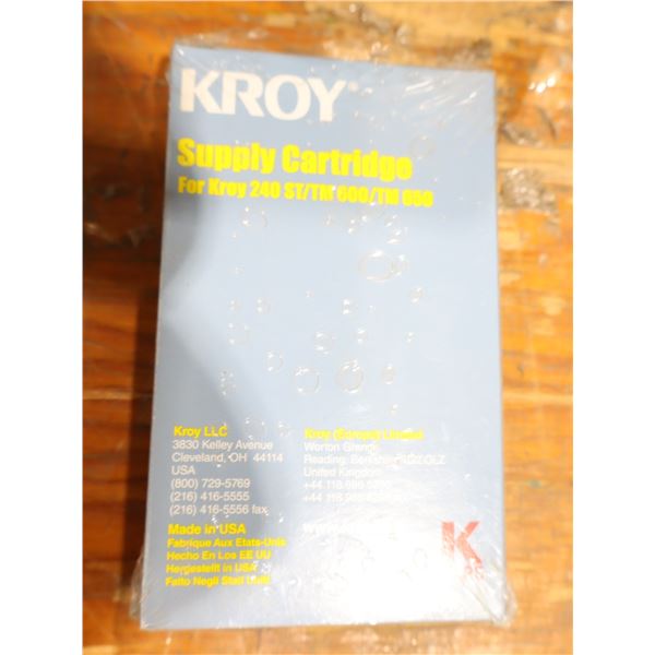 LOT DE 23 CARTOUCHES DE RUBANS KROY #2404201