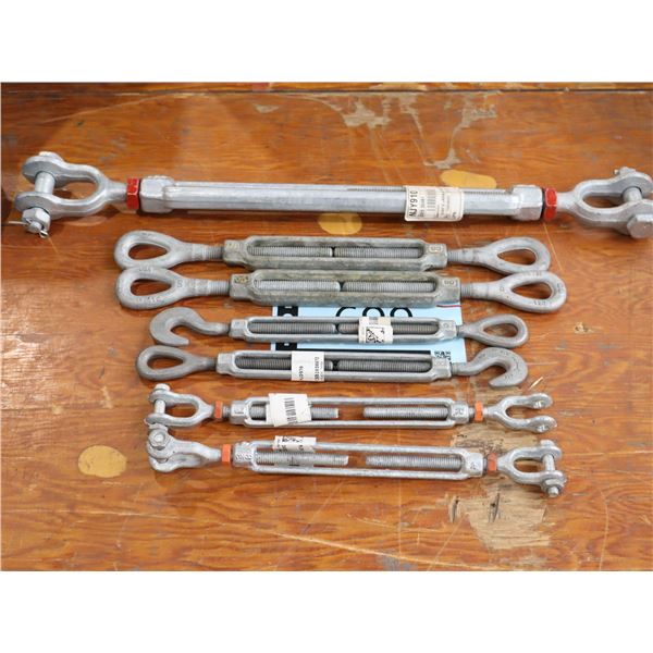 LOT DE 7 TURNBUCKLES ASST