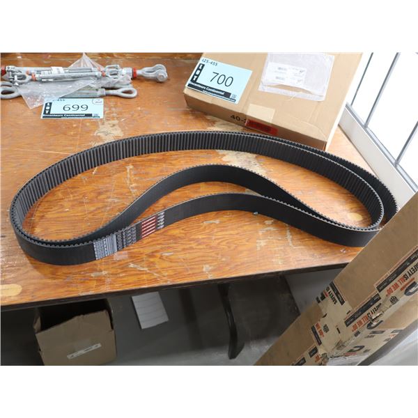 LOT DE 2 COURROIES GATE POWERGRIP GT4 #2000-8MGT-50