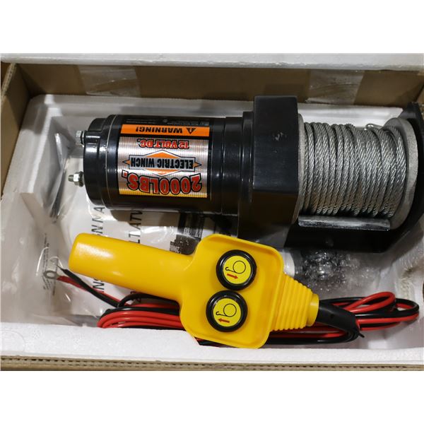 TREUIL ÉLEC 2000LBS 12vdc