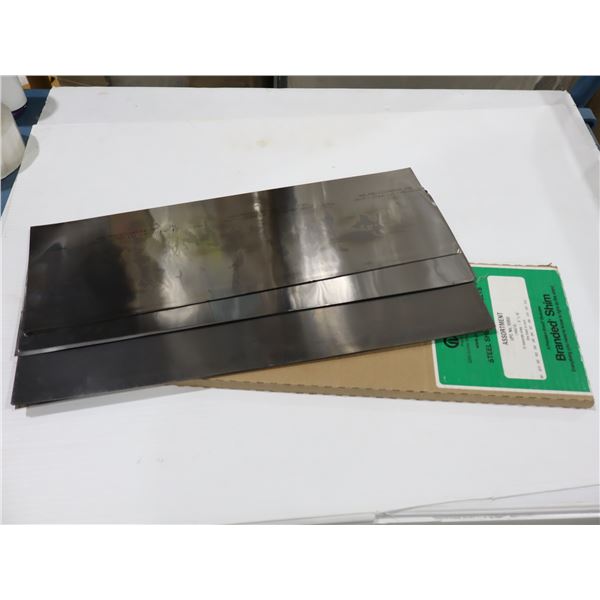 LOT DE STEEL SHIM FLAT SHEETS 6"-18" PRECISSION BRAND