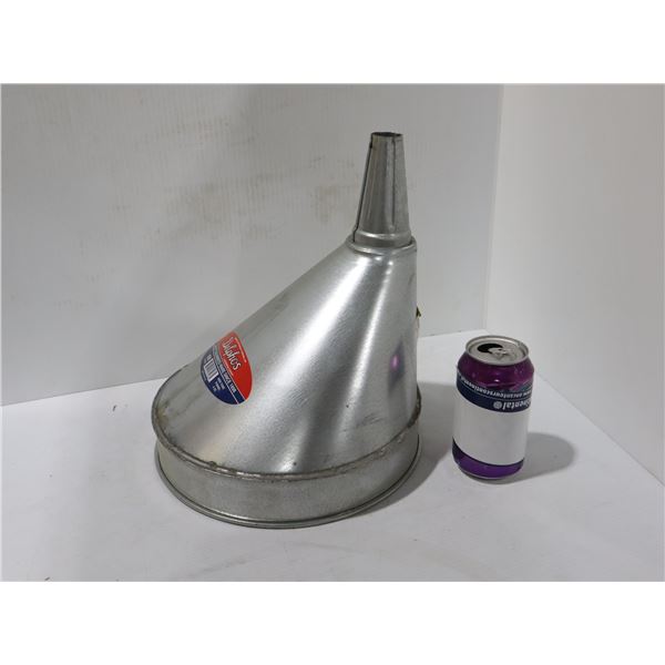 ENTONNOIR DELPHOS 10" EN ACIER GALVANISÉ