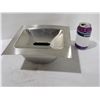 Image 1 : CENDRIER EN INOX 9"x9-1/2"