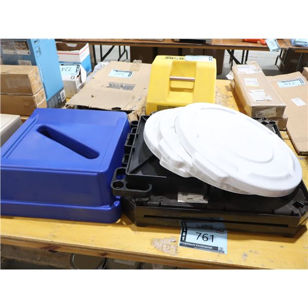 LOT DE COUVERCLE ET PIÈCES ASST