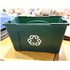 Image 1 : BAC DE RECYCLAGE RUBBERMADE 68L 24"x14"x15"