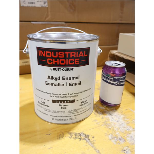 ÉMAIL ALKYDE ROUGE INDUSTRIAL CHOICE 1 GAL