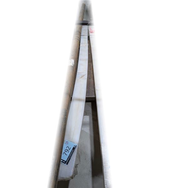 LOT DE 12 BARRES DE TÉFLON 10" × 2" × 1/2"