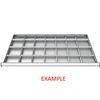 Image 1 : TIROIR EN MÉTAL 3"x48"x24" METALWARE #DR32448L-28-0621L