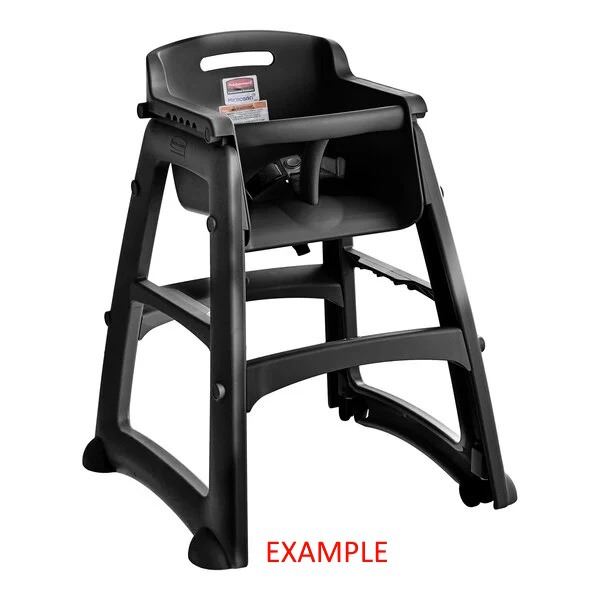 CHAISE HAUTE POUR ENFANTS SUR ROULETTES 38"x29"x75" RUBBERMAID