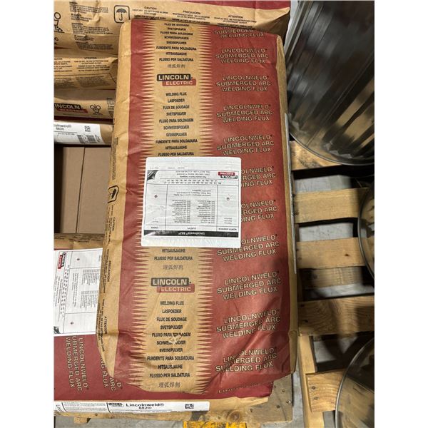 SAC DE FLUXX DE SOUDAGE POUR SOUDURE SUBMERGÉ LINCOLN WELD 882 #ED027859  50LBS