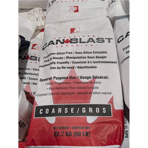 SAC DE MEDIA DE SANDBLAST VERRE RECYCLÉ, 50LBS