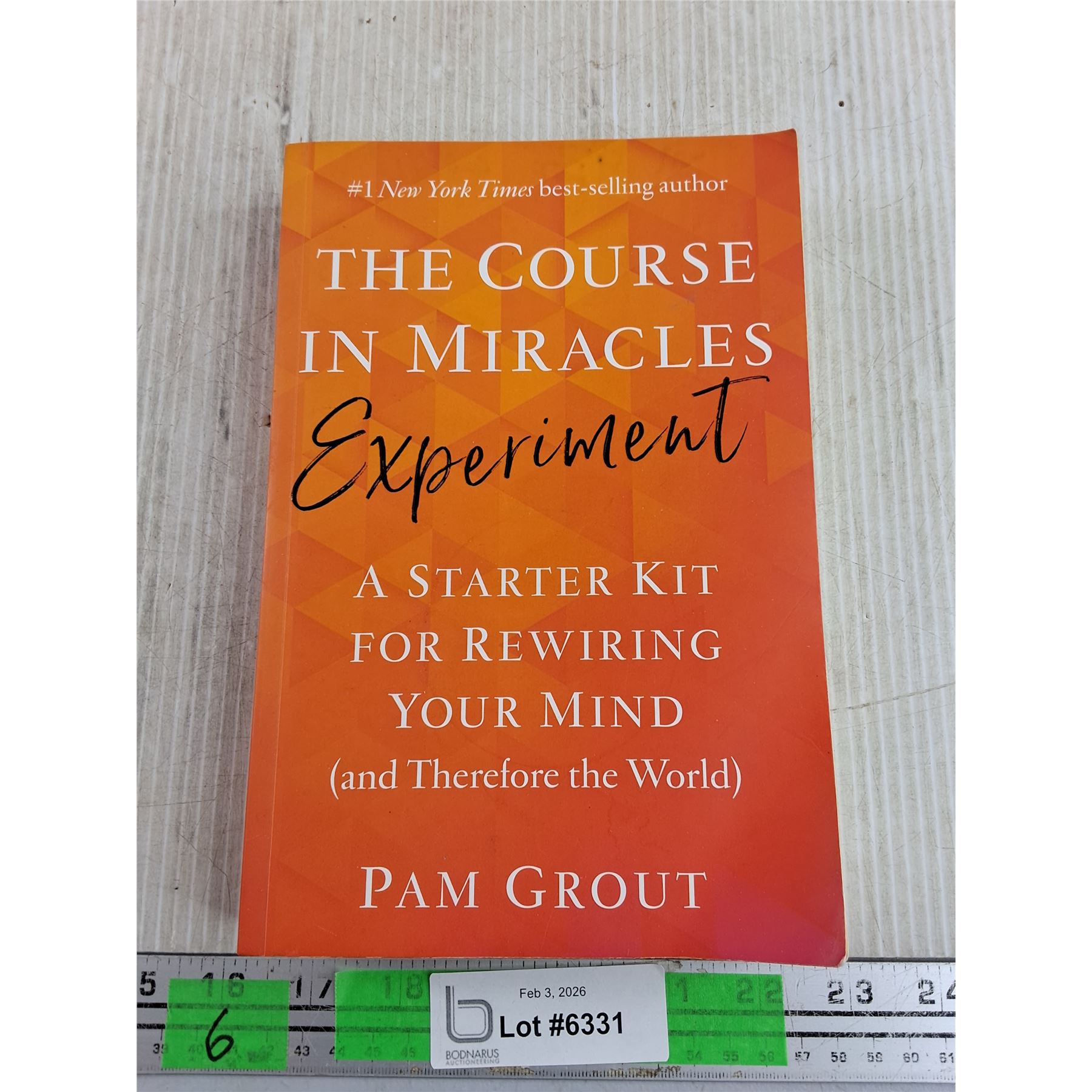 The Course in Miracles Book by Pam Grout - Bodnarus Auctioneering