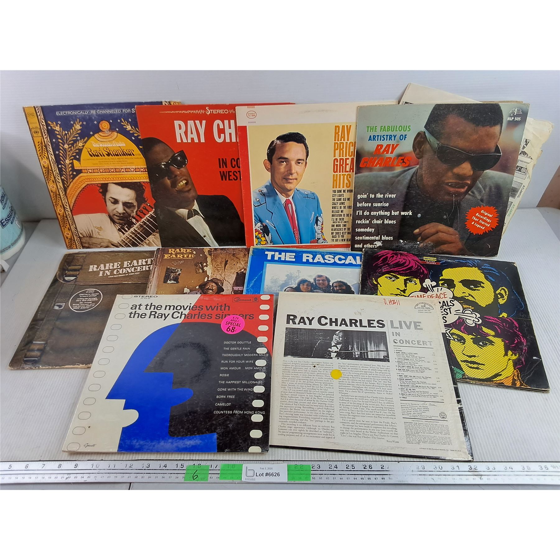 (10) Vinyl Records - Ray Price, The Rascals, Rare Earth - Bodnarus ...